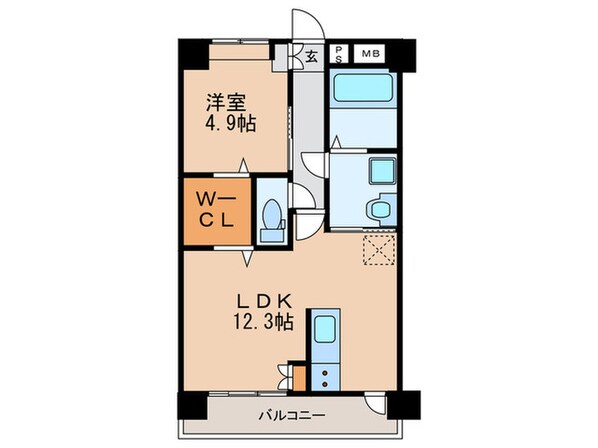 プラムフィールド東櫛原の物件間取画像